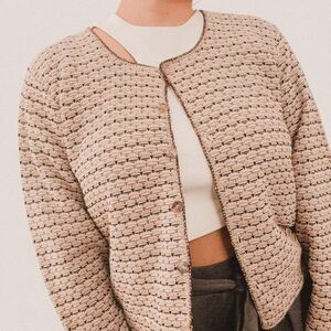 Vintage Grandpa Knit Button-Down Cardigan – Cozy Academia Cottagecore M